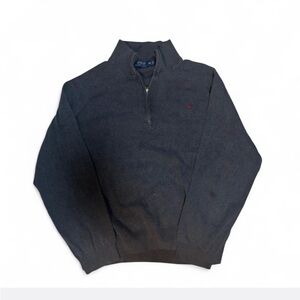 Ralph Lauren grey Zip-Up Sweater